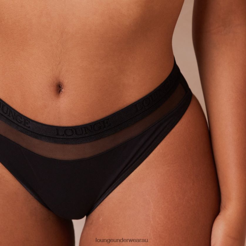 Mesh Briefs Underwear Lounge Women Black 240R48405