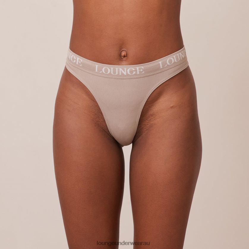 Seamless Thong Underwear Lounge Women Mink 240R48391