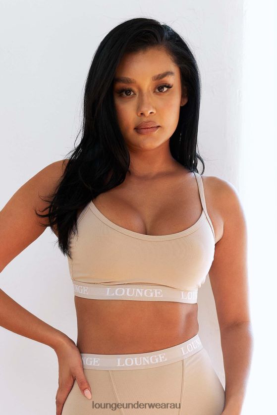 Slumber Pajama Bralette Underwear Lounge Women Mink 240R48366