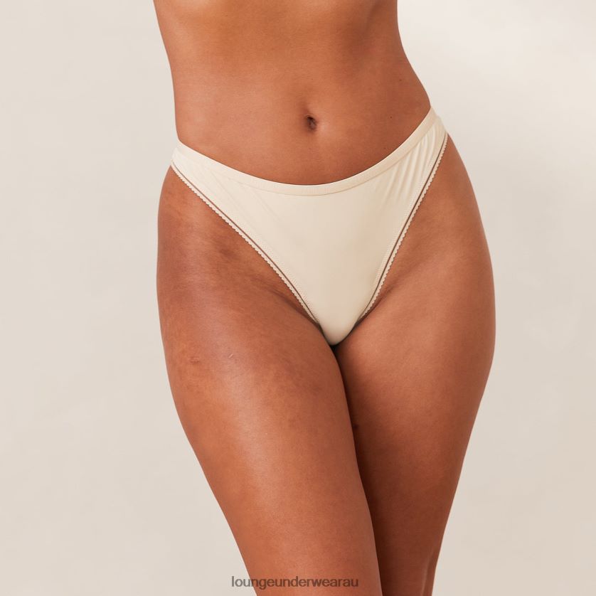 Comfort Thong Underwear Lounge Women Latte 240R48449