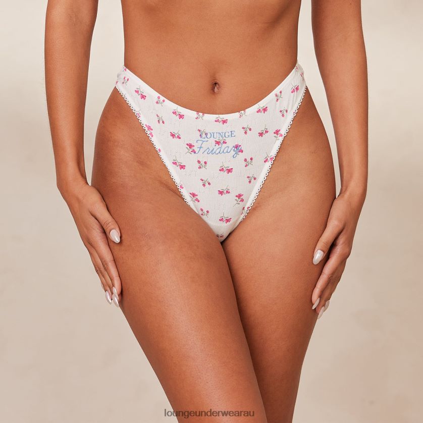 Days of the Week Thong (7 Pack) Underwear Lounge Women Print 240R48701