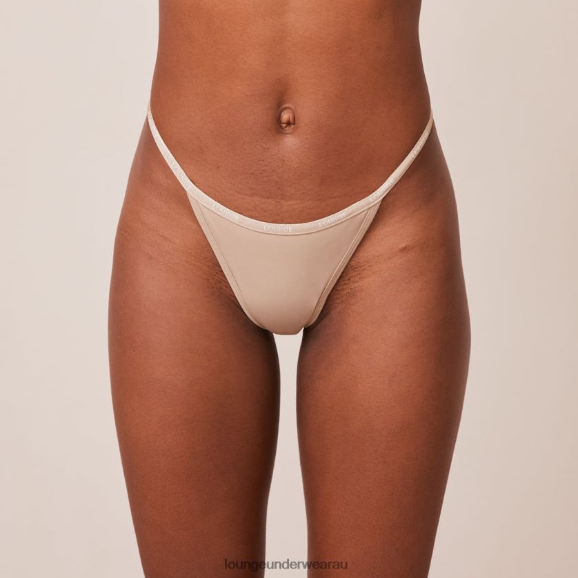 Essential Thong Underwear Lounge Women Mink 240R48664