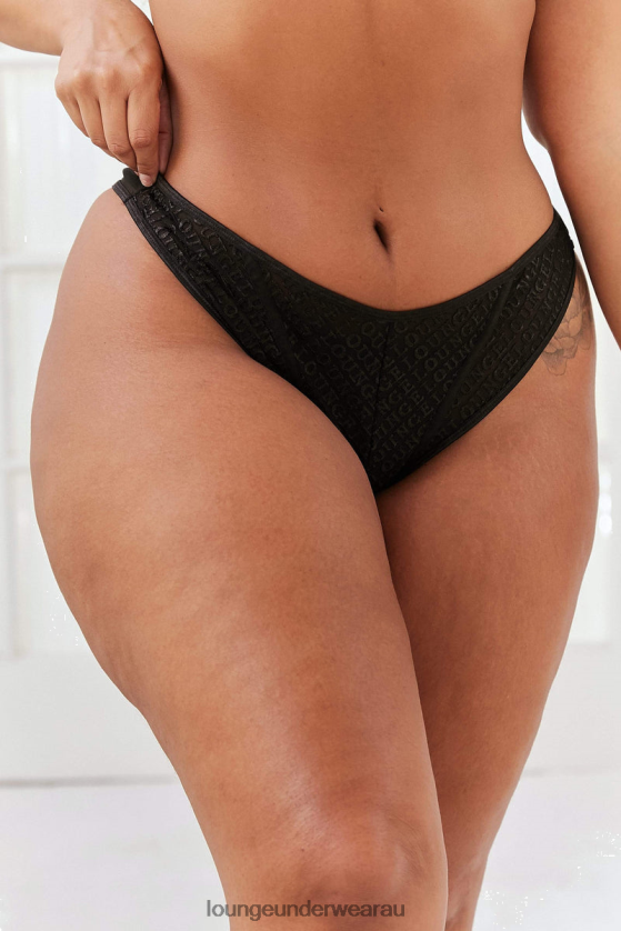 Icon Thong Underwear Lounge Women Black 240R48705