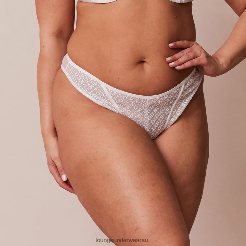 Icon Thong Underwear Lounge Women White 240R48704