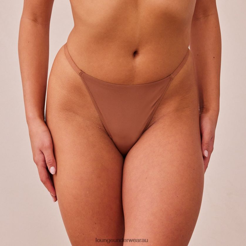 Light Thong Underwear Lounge Women Mocha 240R48500