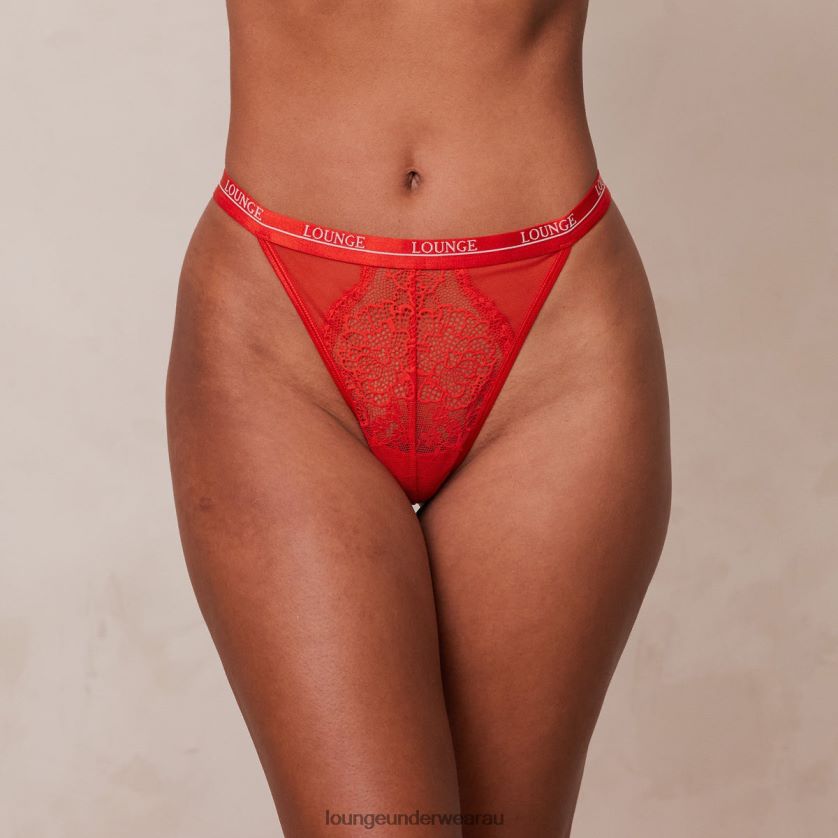 Royal Thong Underwear Lounge Women Red 240R48618
