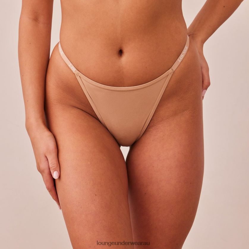 Smooth Classic Thong Underwear Lounge Women Honey 240R48556