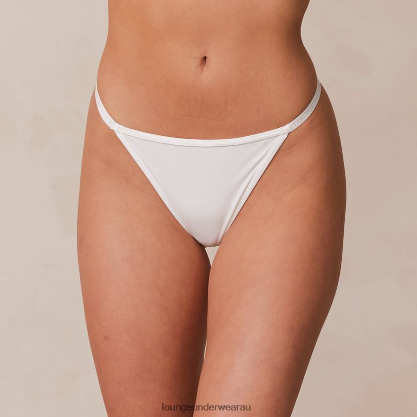 Smooth Classic Thong Underwear Lounge Women White 240R48557