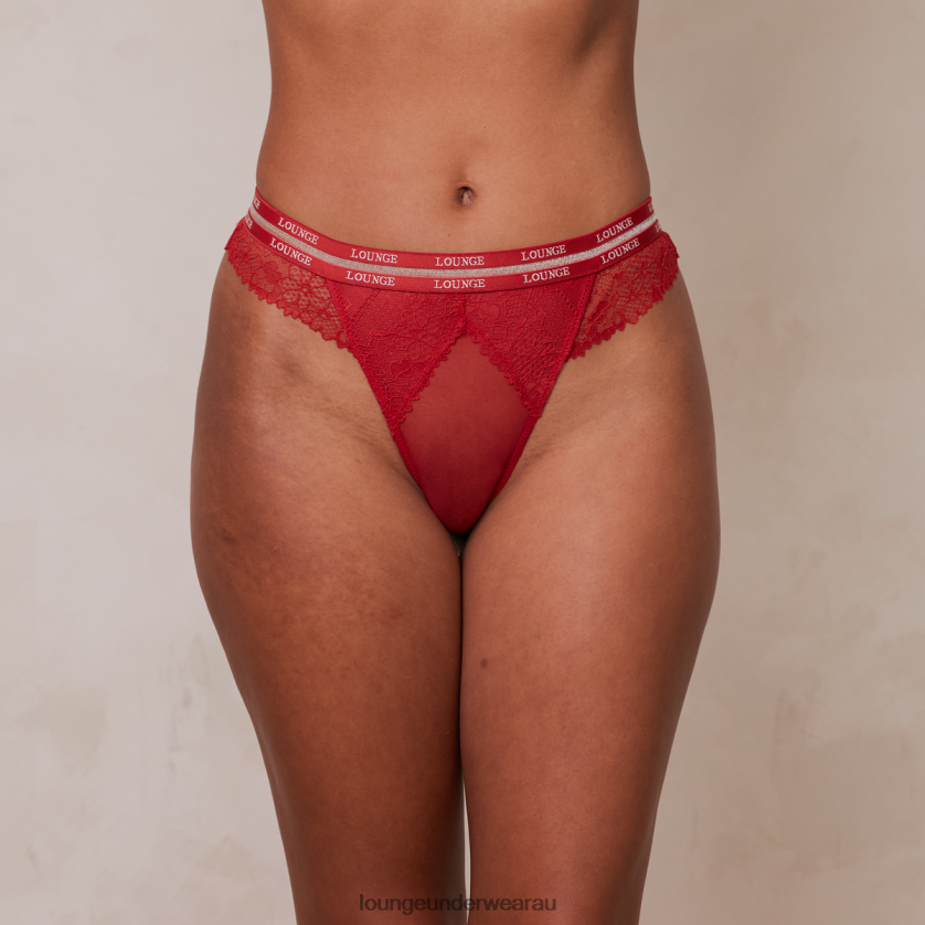 Vogue Thong Underwear Lounge Women Maroon 240R48284
