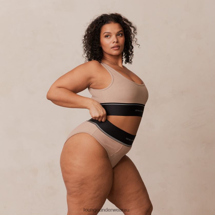 Bralette & Briefs Set Underwear Lounge Women Mink 240R48237