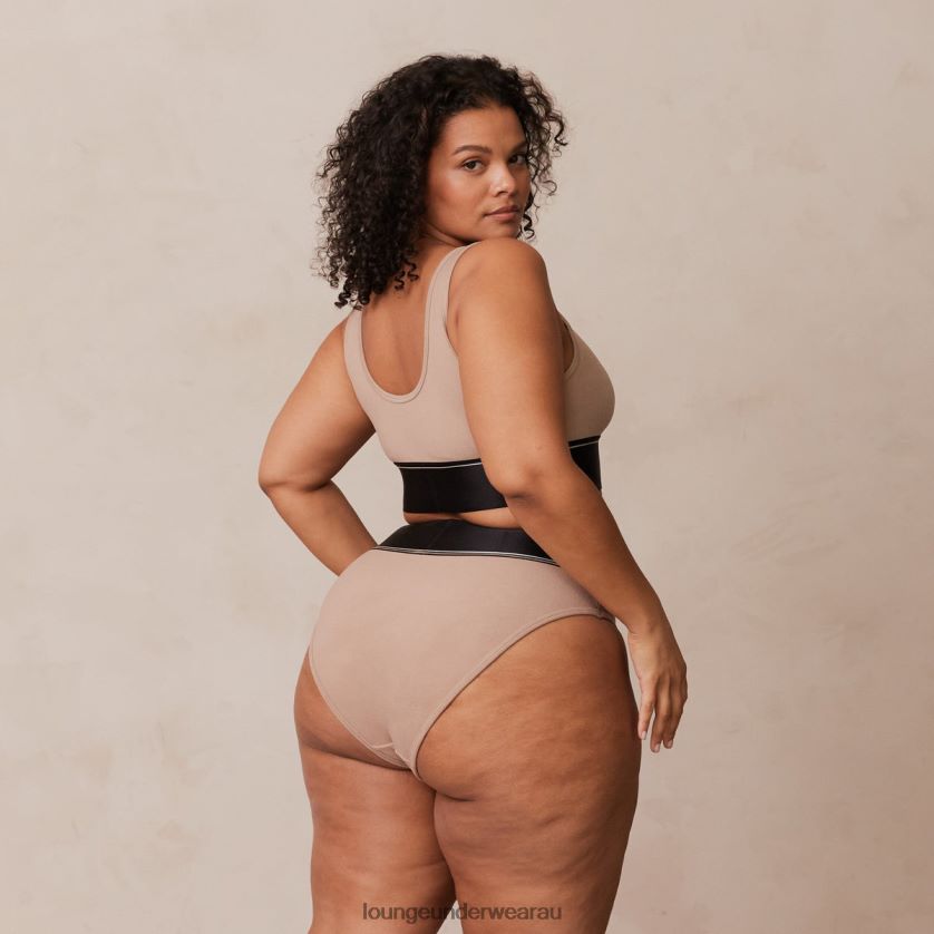 Bralette & Briefs Set Underwear Lounge Women Mink 240R48237