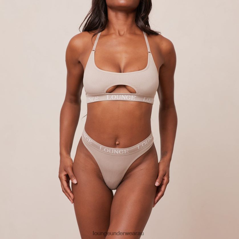 Seamless Bra & Thong/Briefs Set Underwear Lounge Women Mink 240R48190