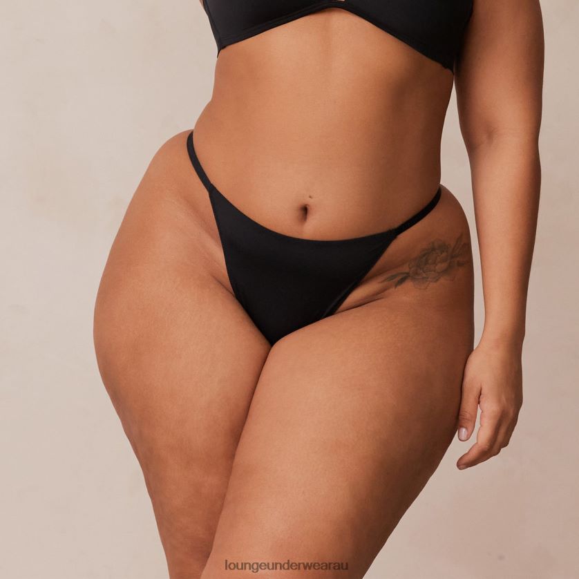 Light Thong Underwear Lounge Women Black 240R48753